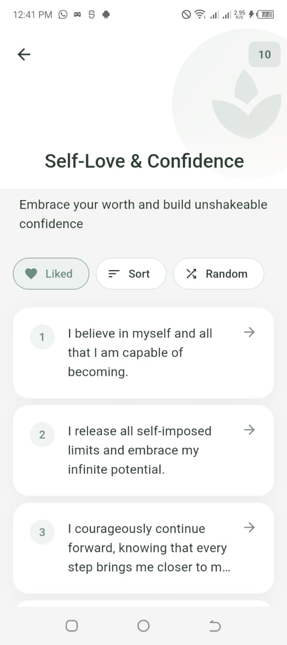 Self-Love & Confidence
